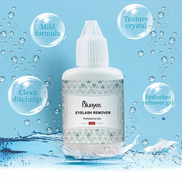 Blueyes Eyelash Glue Remover Gel 15ml Mild Clear Non-irritant Professional Lash Grafting Adhesive Cleaning Makeup Remover Gel