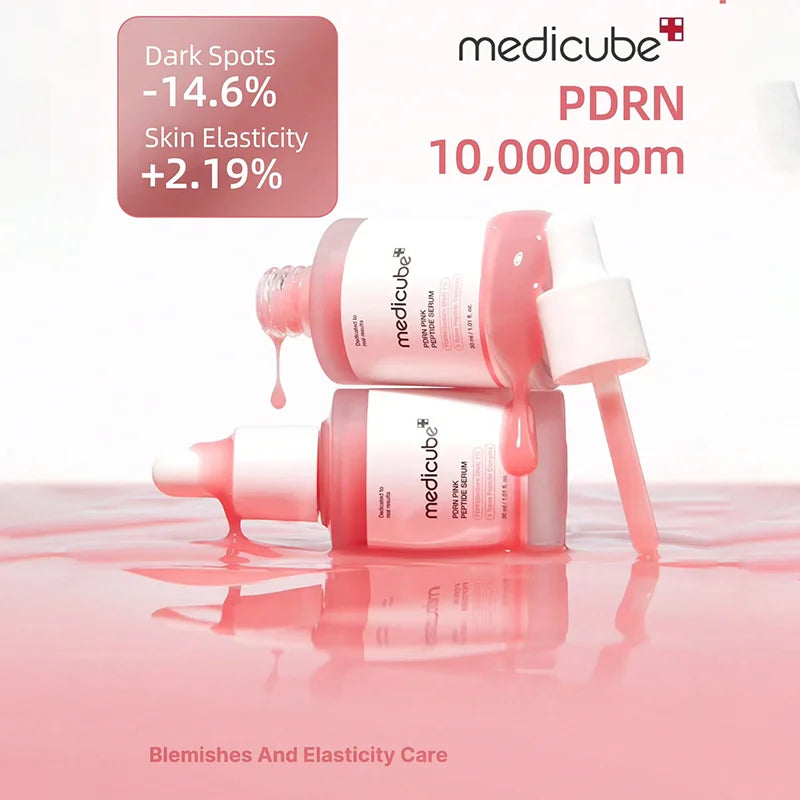 K-Beauty 30ml Salmon DNA PDRN Pink Peptide Serum, Peptide, Niacinamide, Uneven Skin Tone,Hydrating & Firming, Korean Skincare
